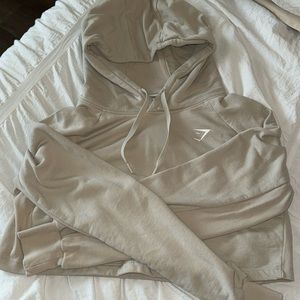 GYMSHARK Cropped Tam Hoodie Size Medium